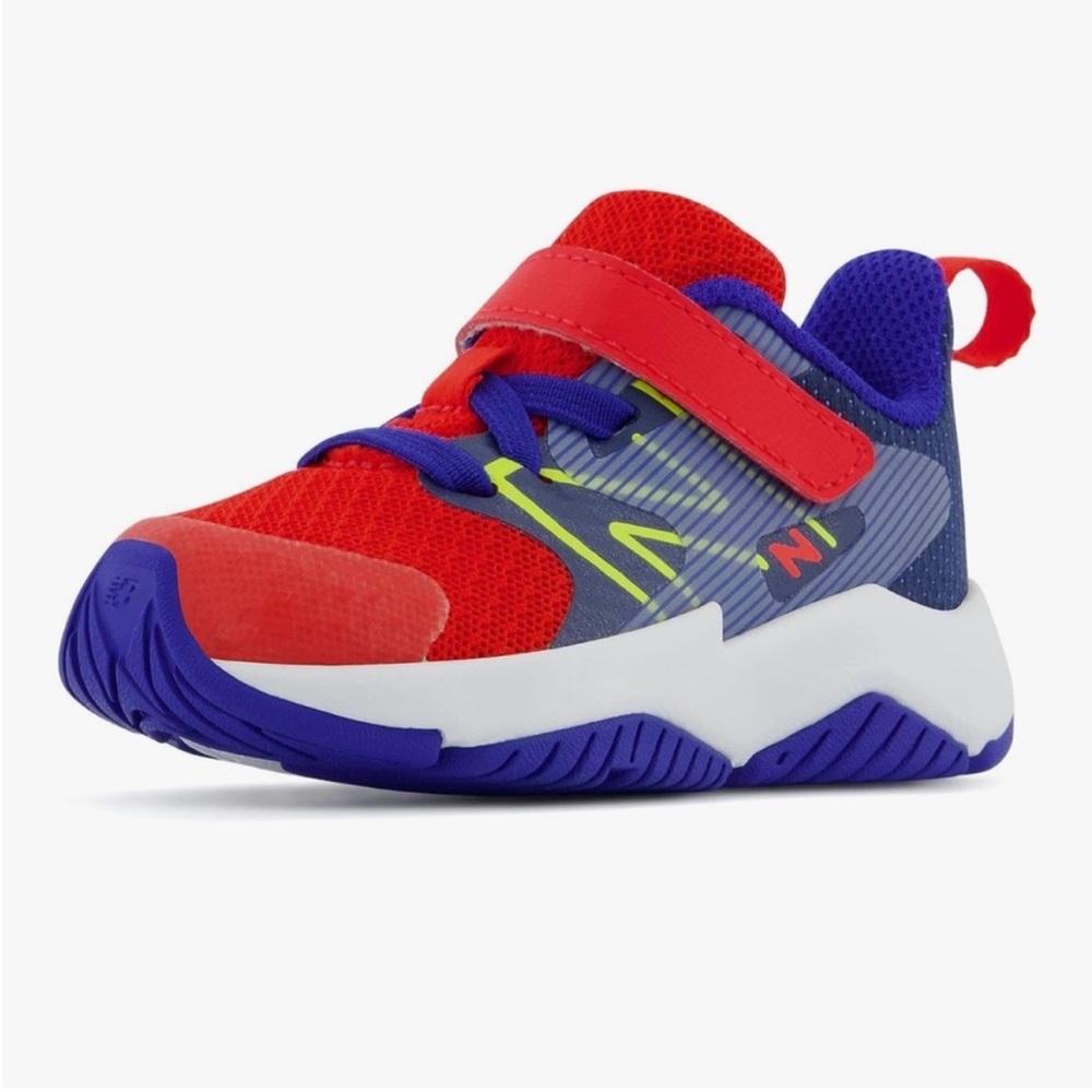 New Balance Kids Red and Blue Sneakers